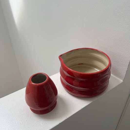 Whisk bowl - red