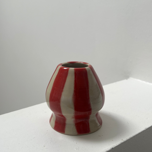 Whisk holder - stripie red